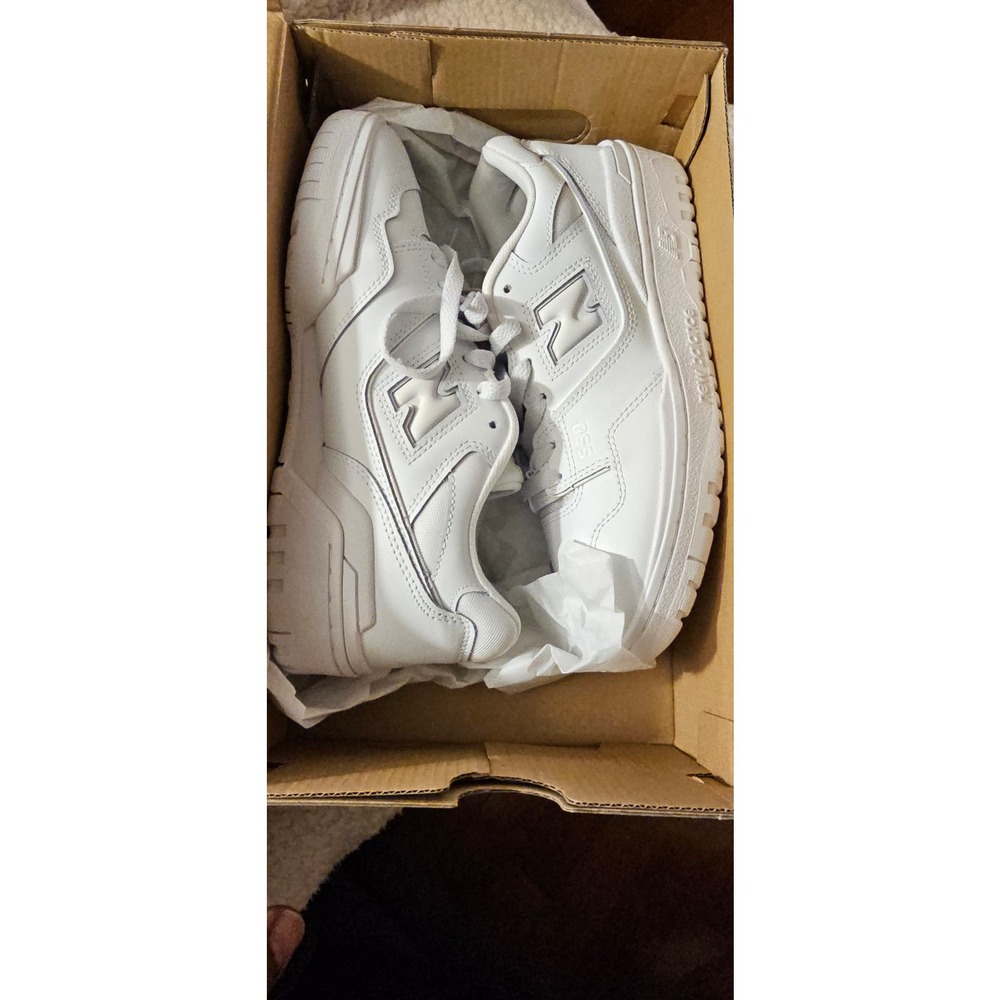 New Balance 550 Brand New All Triple White New Balance Sneaker - Picture 8 of 8